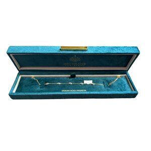 NWT Neo Relique Fine Jewelry Gold Plate over Sterling Silver 7.5" Bracelet